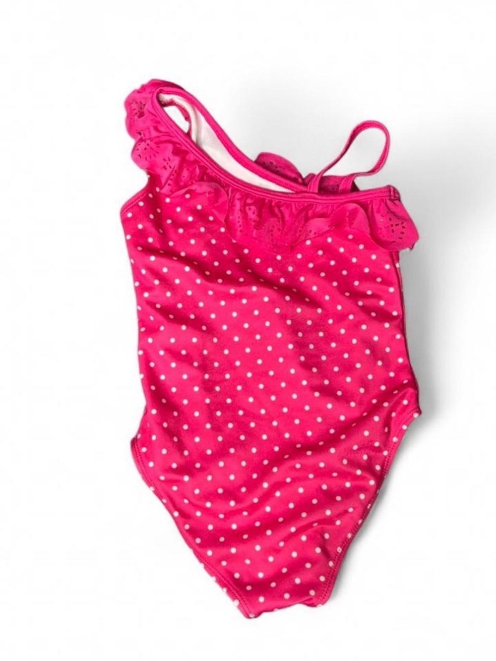 Gymboree Hot Pink Polka Dot One-Piece Swimsuit
